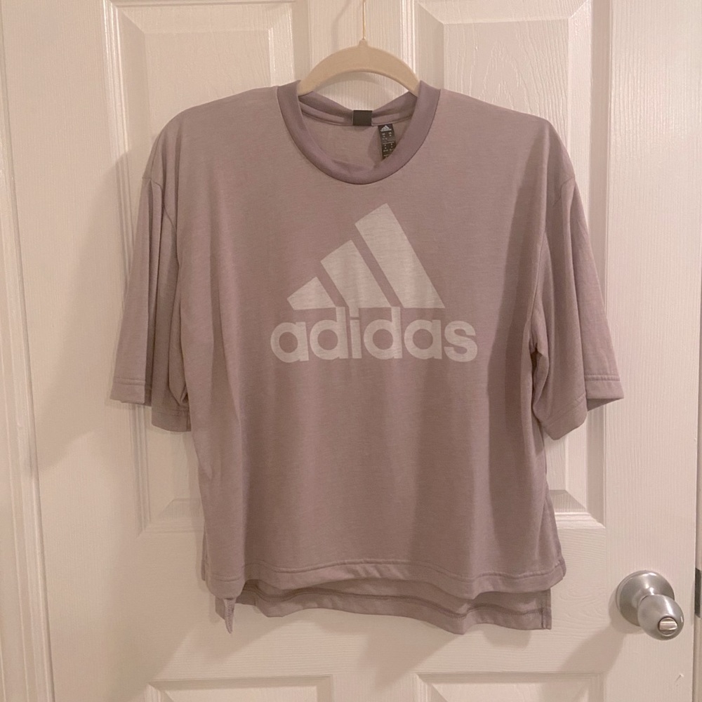 NWT Adidas Lilac Athletic T-Shirt
